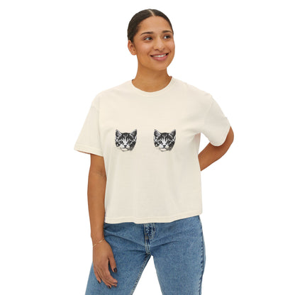 Show Me Your Kitties Boxy T-Shirt