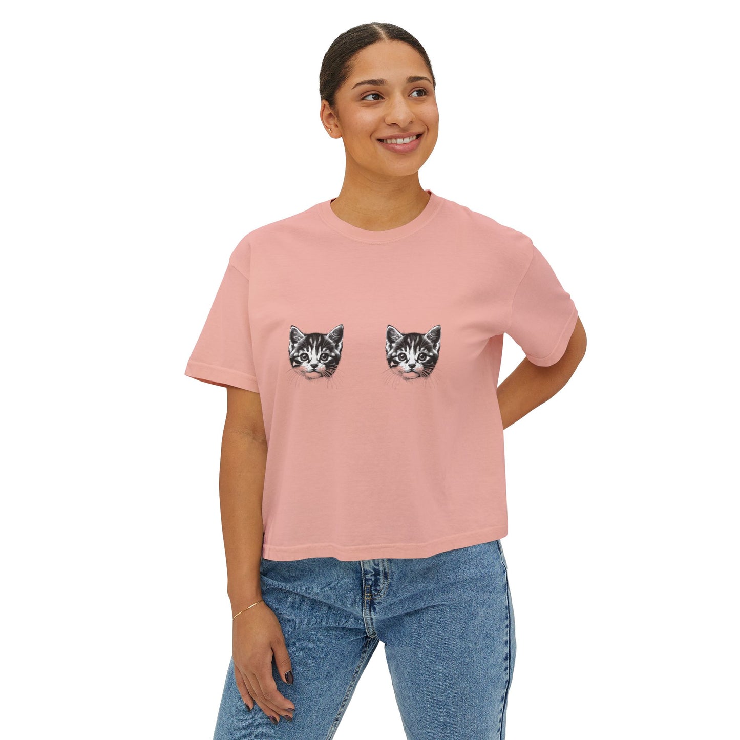 Show Me Your Kitties Boxy T-Shirt