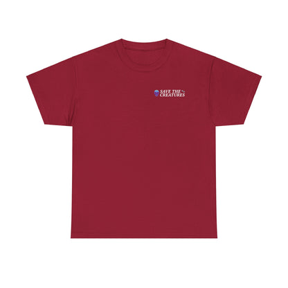 Save the Creatures T-Shirt - The Burn Collab